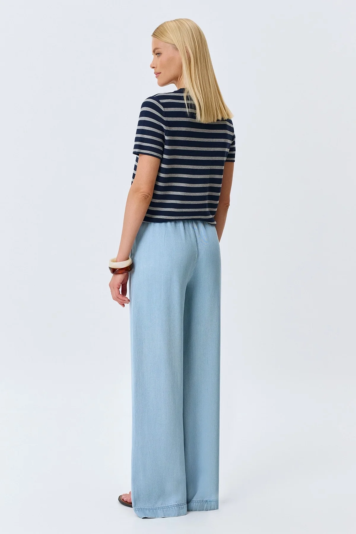 Джинсы Wide leg из 100% тенселя, 42