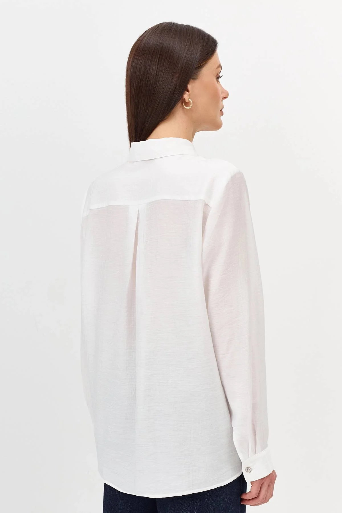 Блузка с нежным принтом, 42