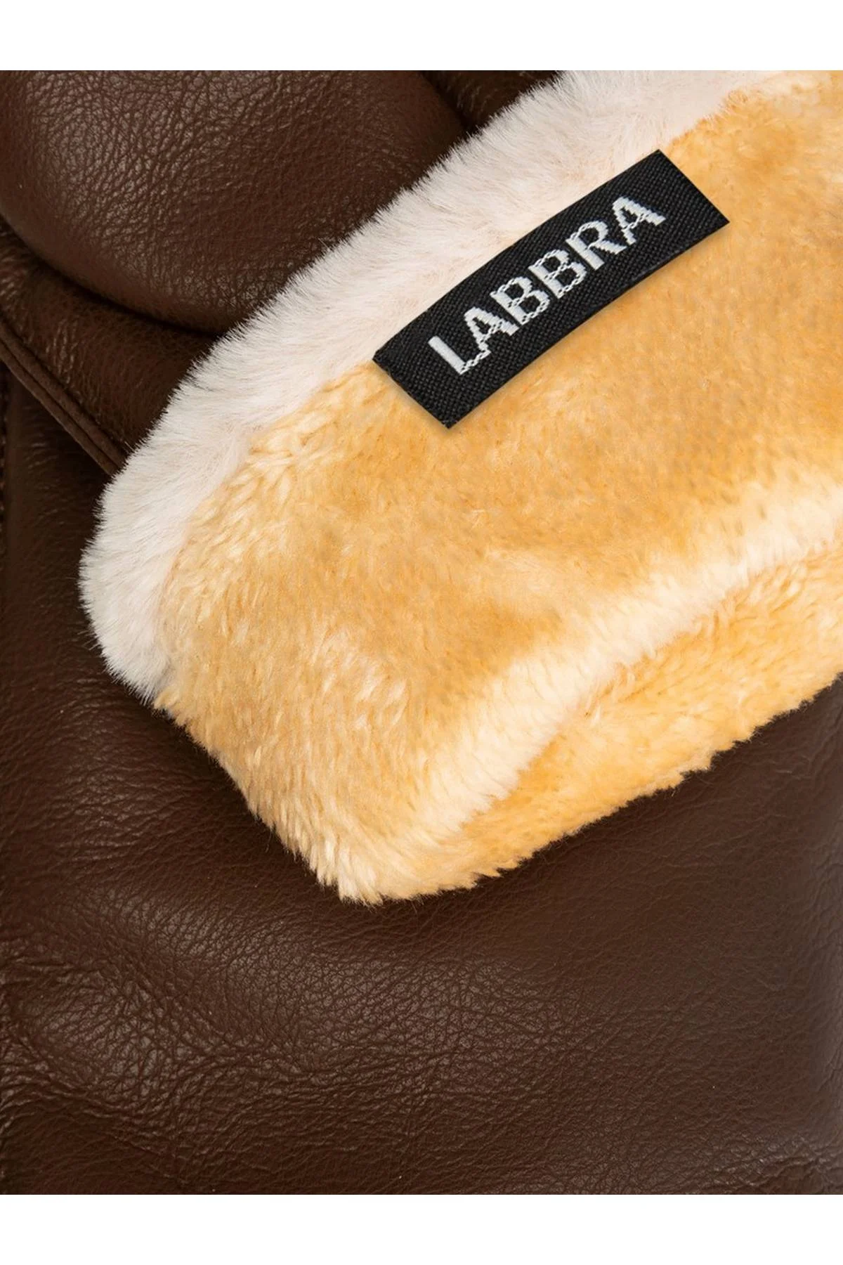 Рукавицы коричневые, M