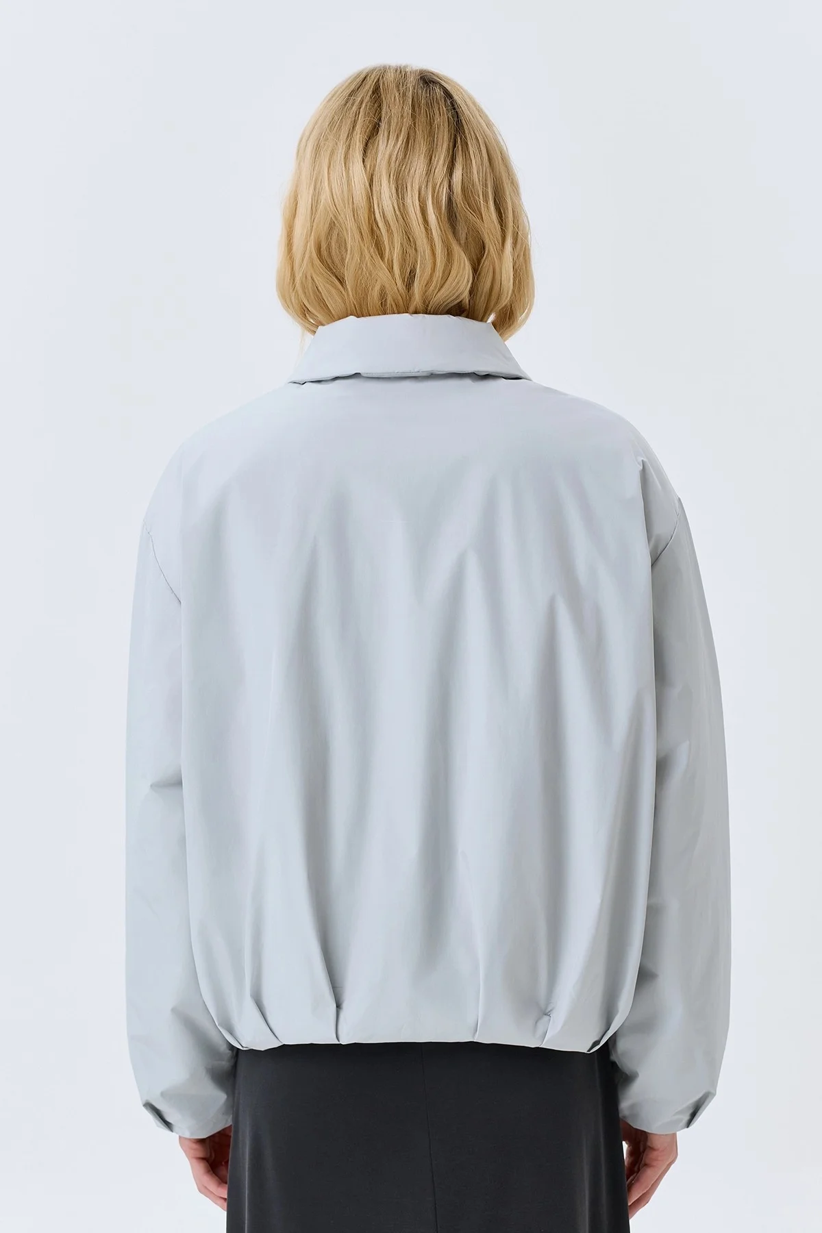 Укороченный утепленный бомбер, 42