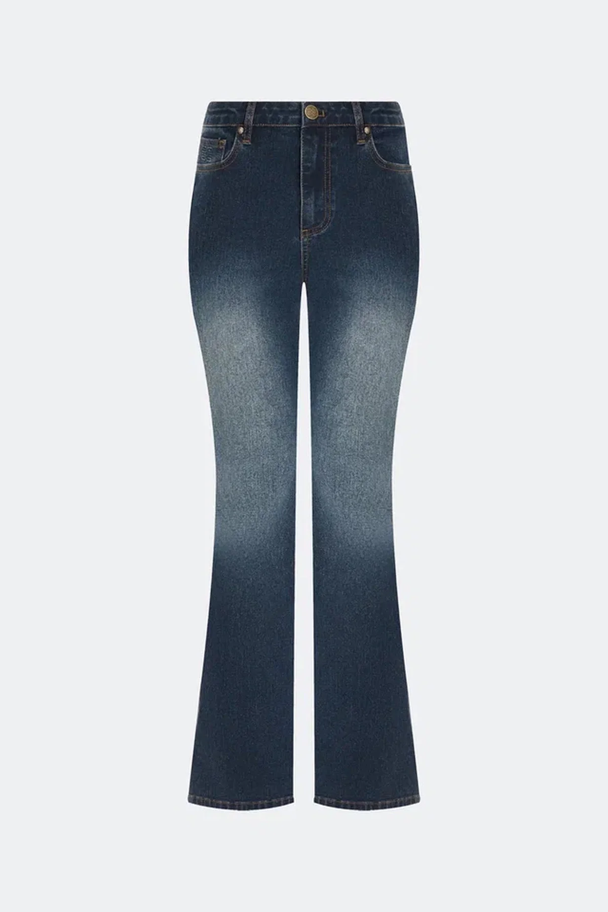 Джинсы Bootcut с акцентной варкой, 46