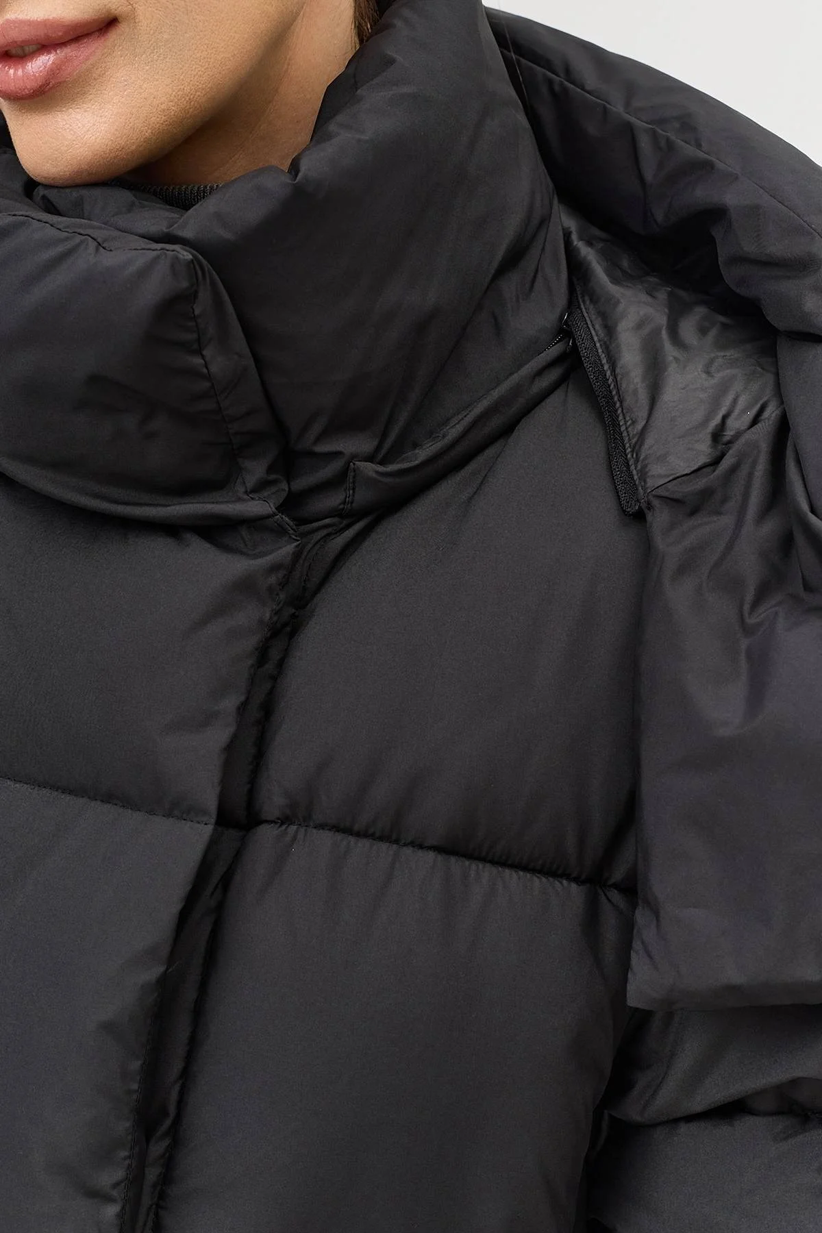 Лимитированная серия теплое пальто Oversize и палантин, 40