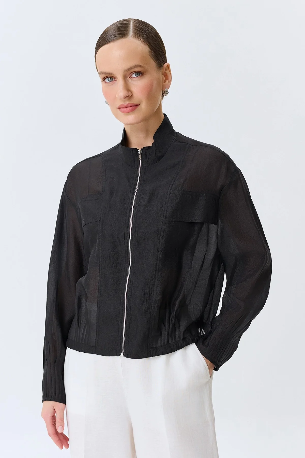 Легкий жакет из тонкой вискозы, 36