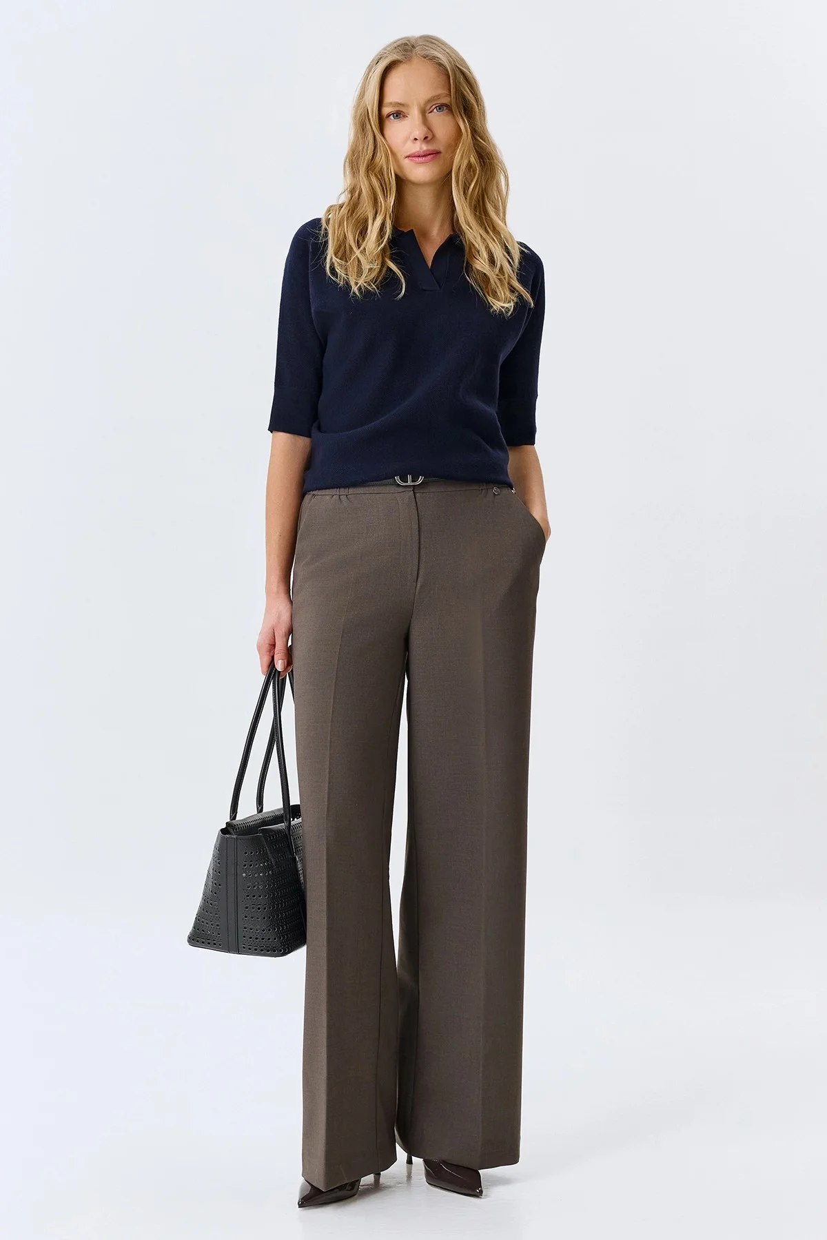 Джемпер поло из тенселя, 36