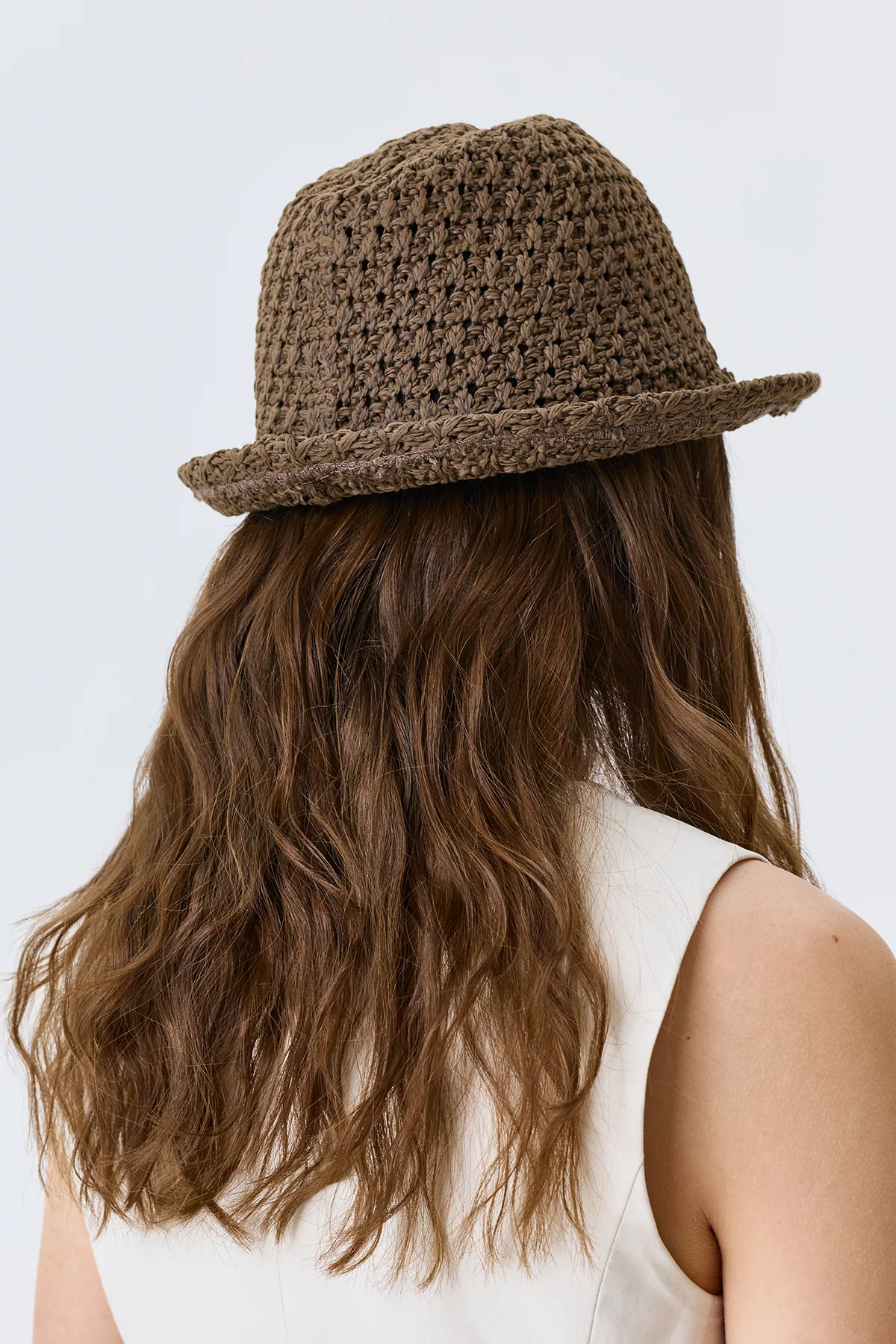 Шляпа с плетеным узором, One