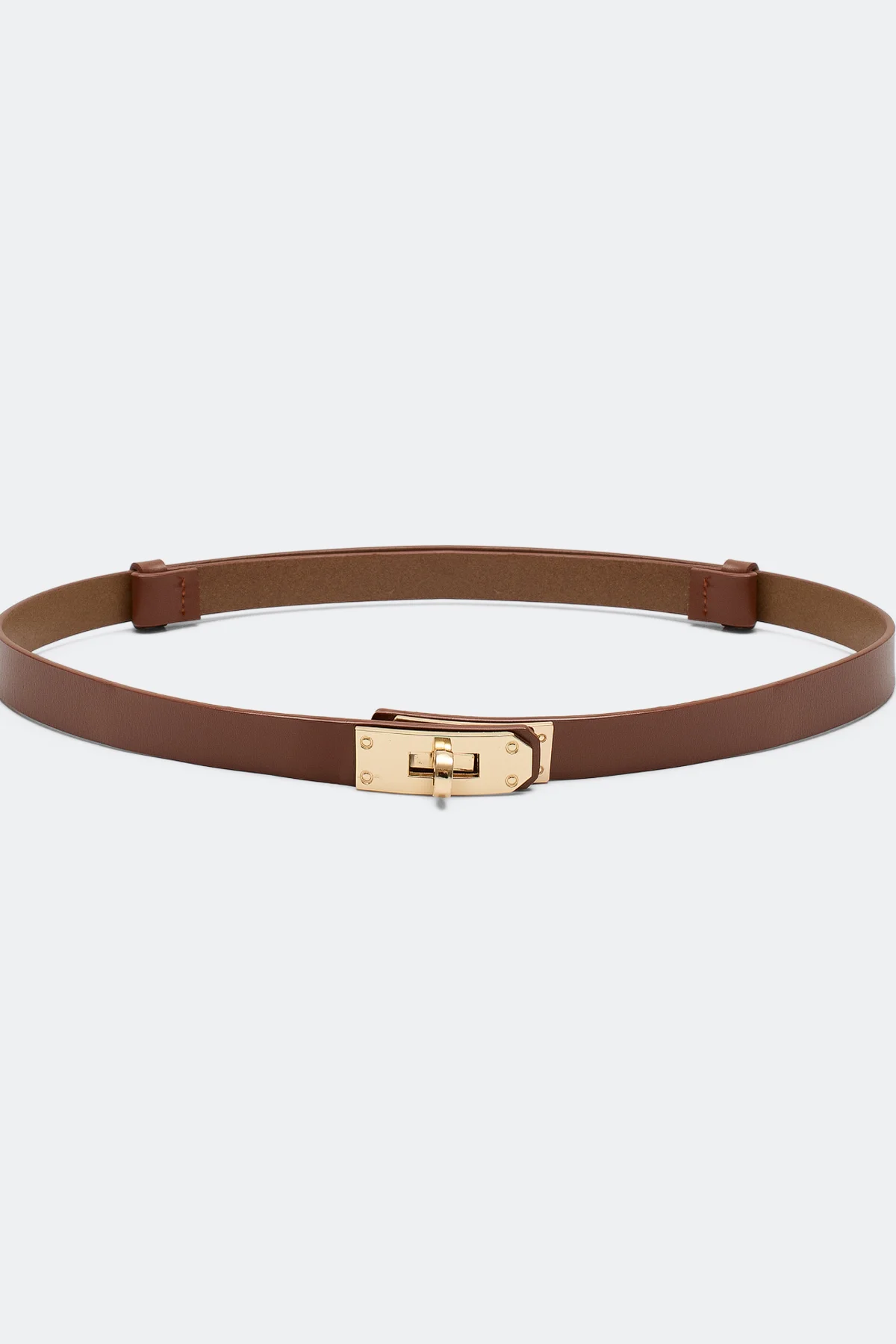 Узкий ремень с поворотным замком, One