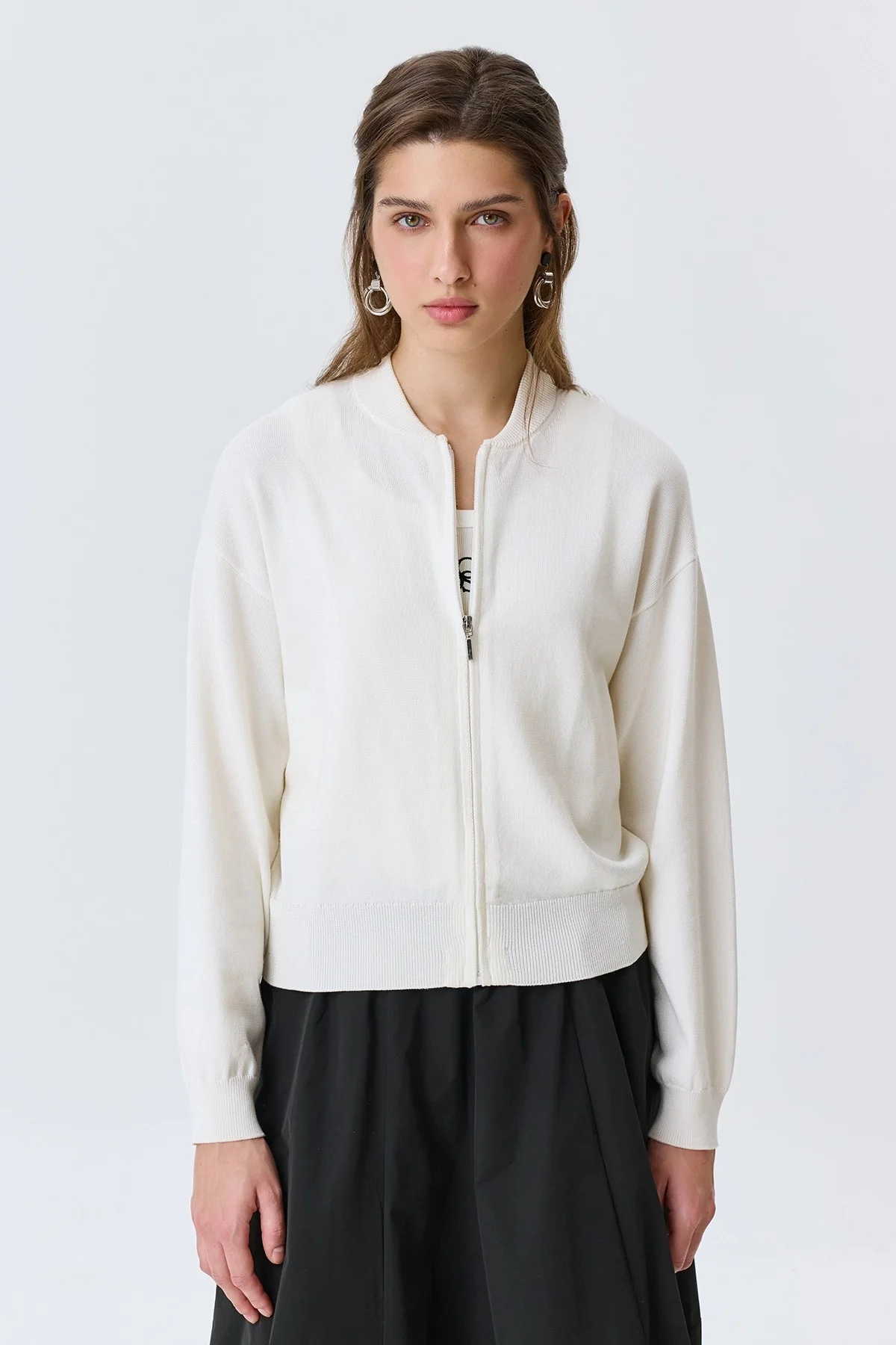 Вязаный бомбер, 42