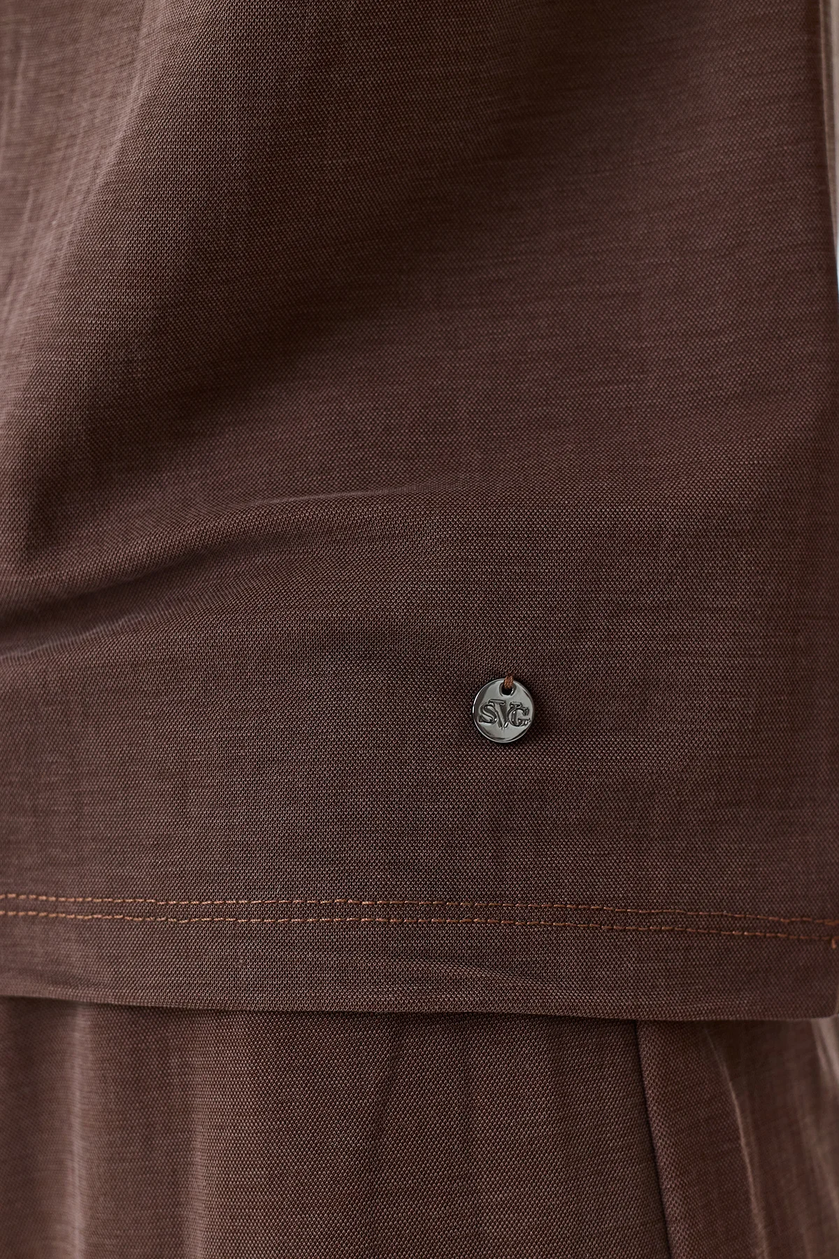 Топ из модала с мягкой горловиной, 48