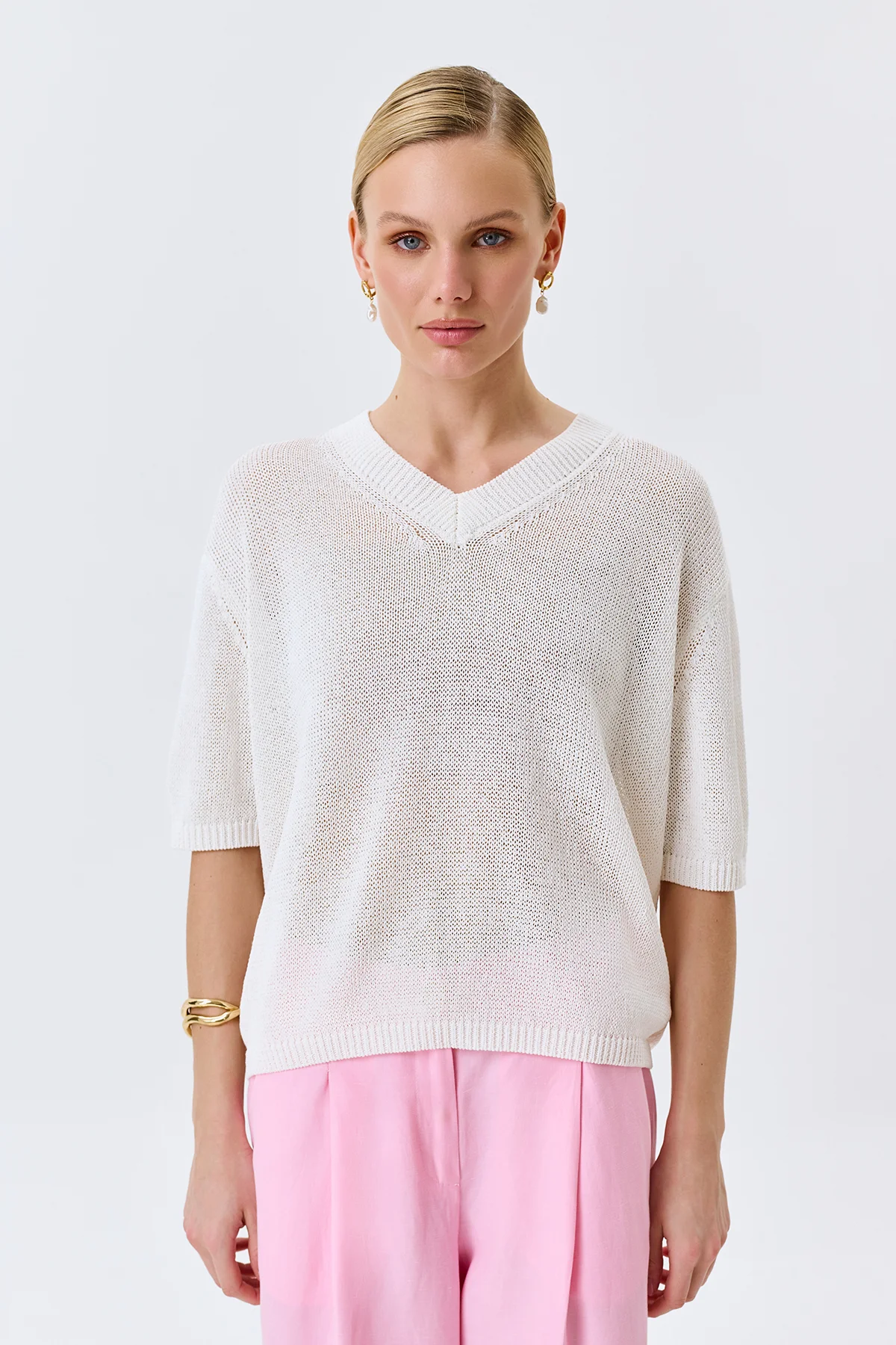 Вязаный джемпер из вискозы, 52