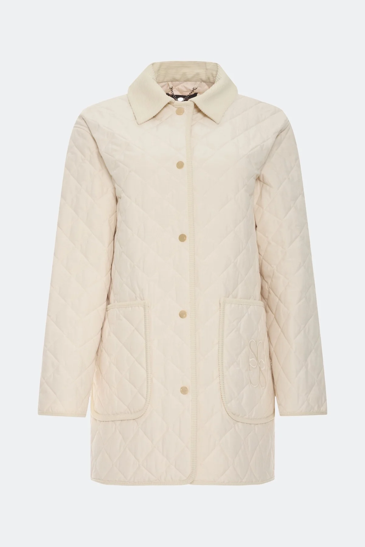 Укороченное пальто из смесового хлопка, 44