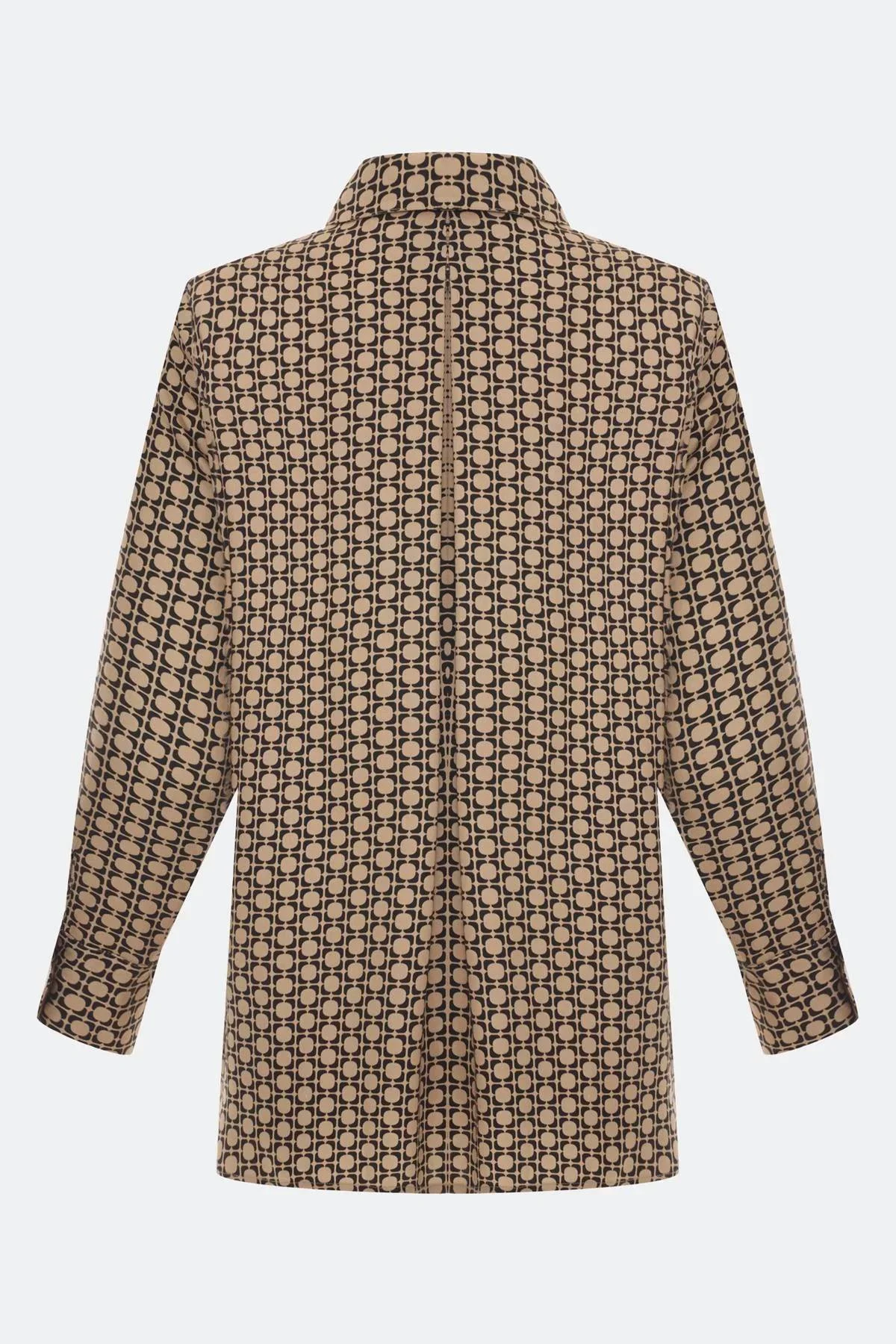 Блузка с принтом из 100% вискозы, 44