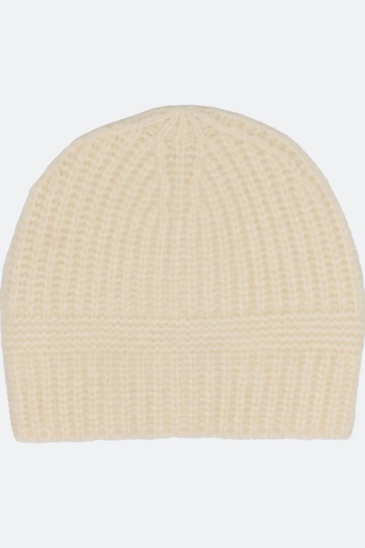 Светлая шапка с шерстью, One