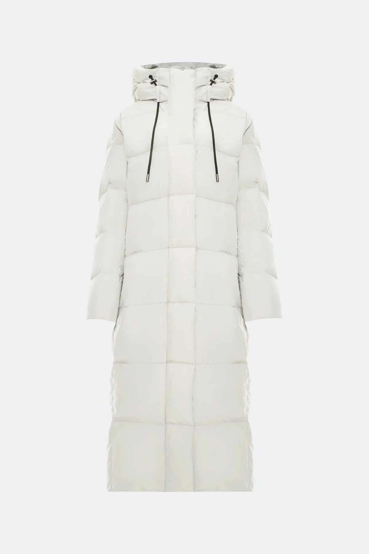 Длинный пуховик на натуральном утеплителе, 50