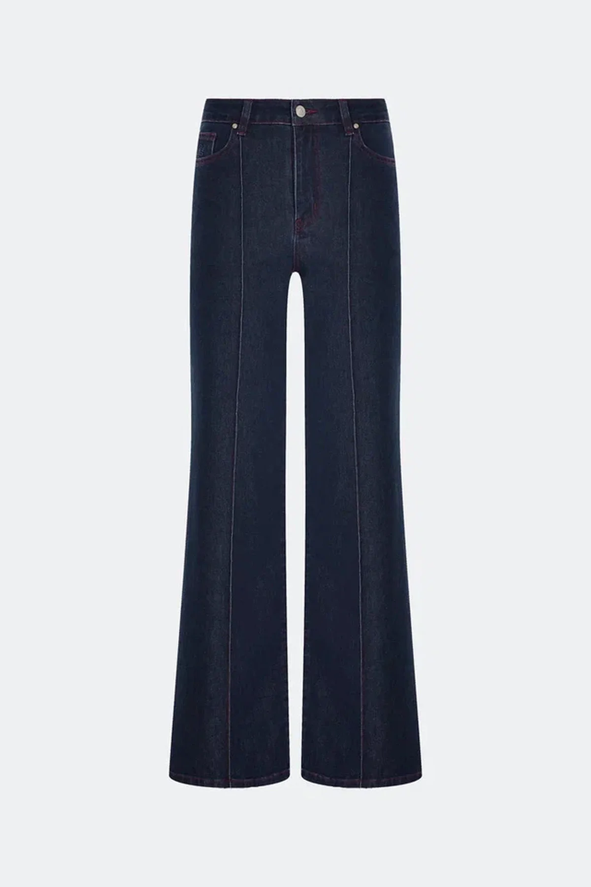 Джинсы Straight fit с контрастной отстрочкой, 36