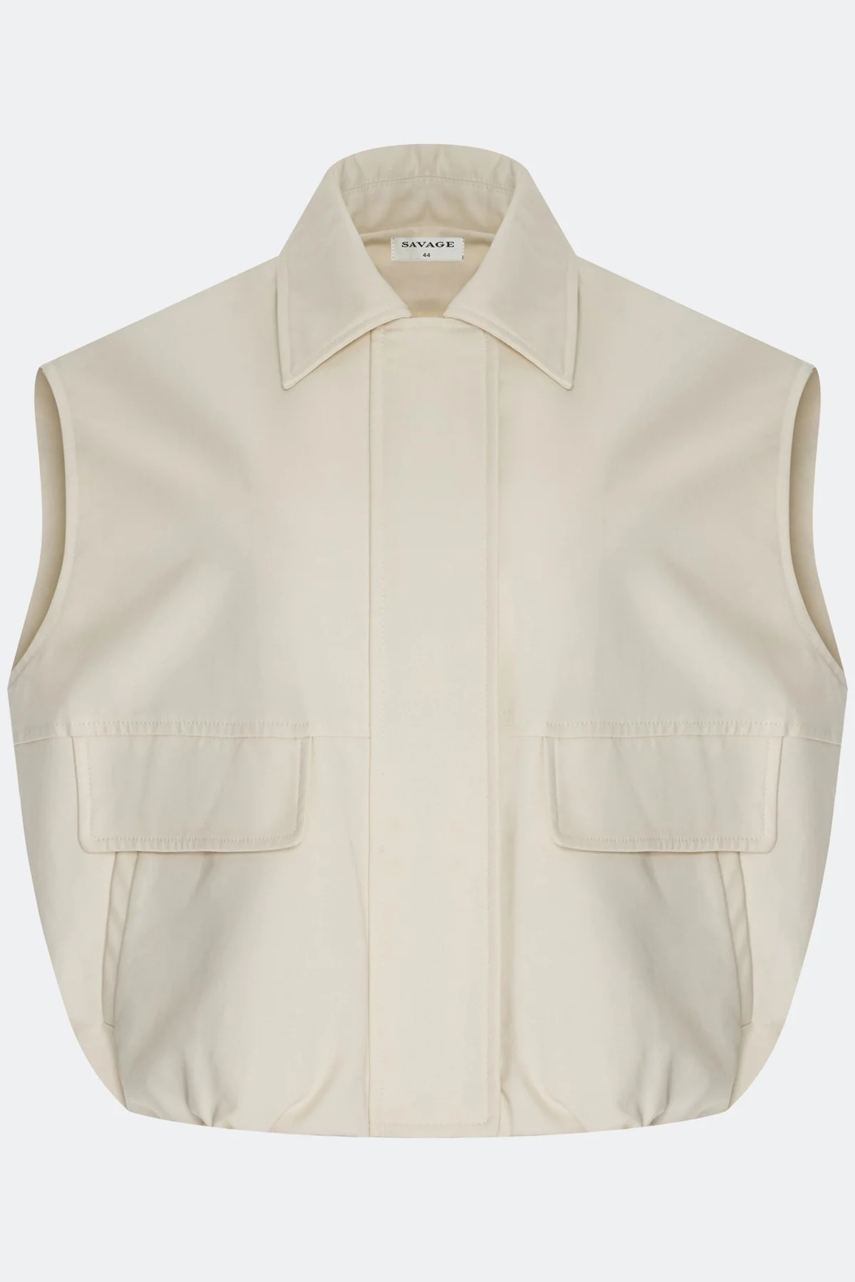 Свободный жилет из 100% хлопка, 42