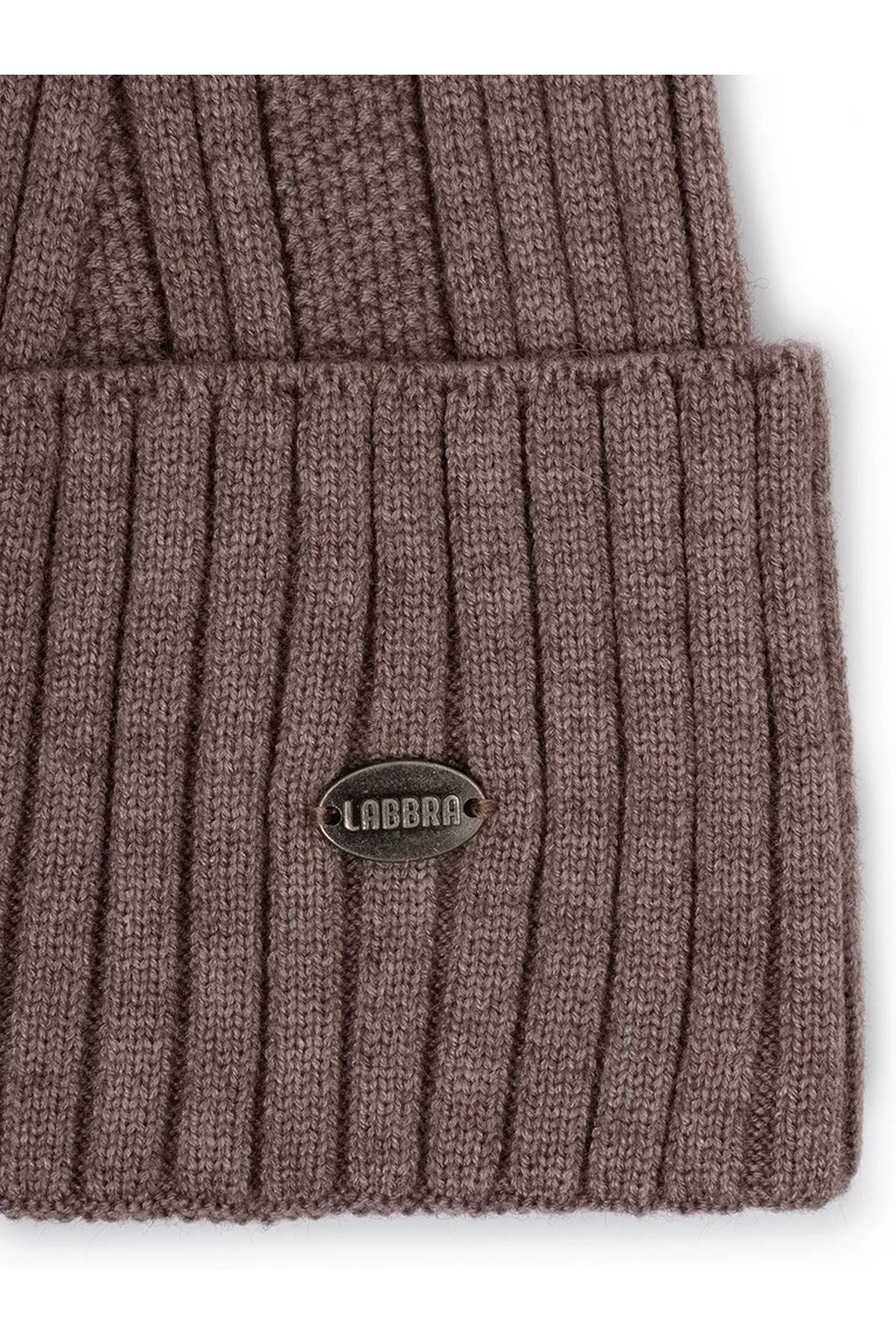 Шапка серо-коричневая, One