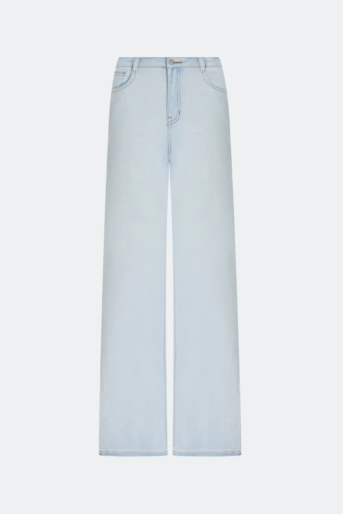 Джинсы Wide leg с акцентными лампасами, 46