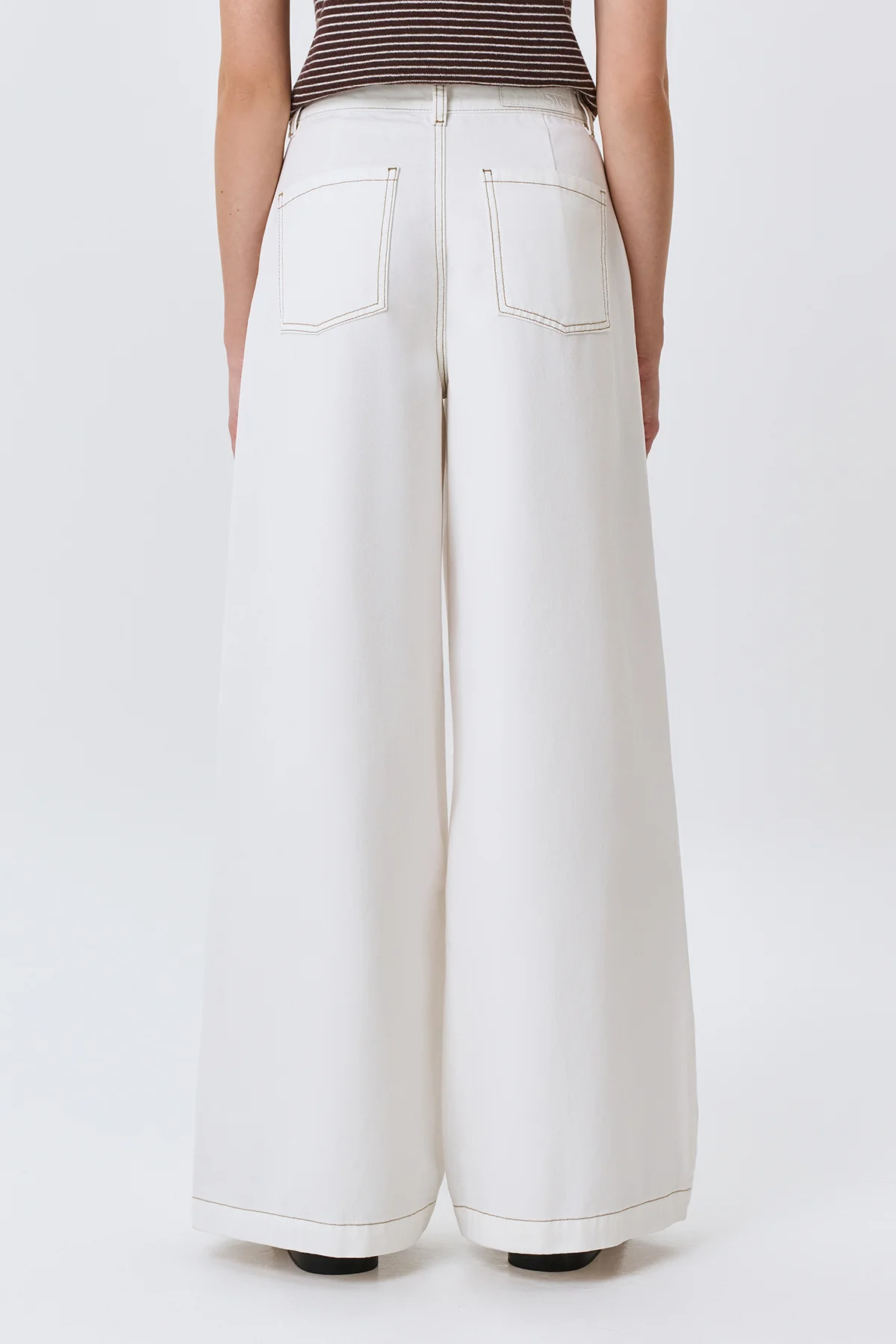 Джинсы широкие палаццо, 46