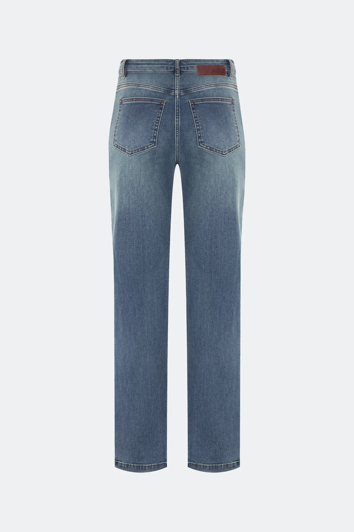 Джинсы Straight fit с деликатной варкой, 52