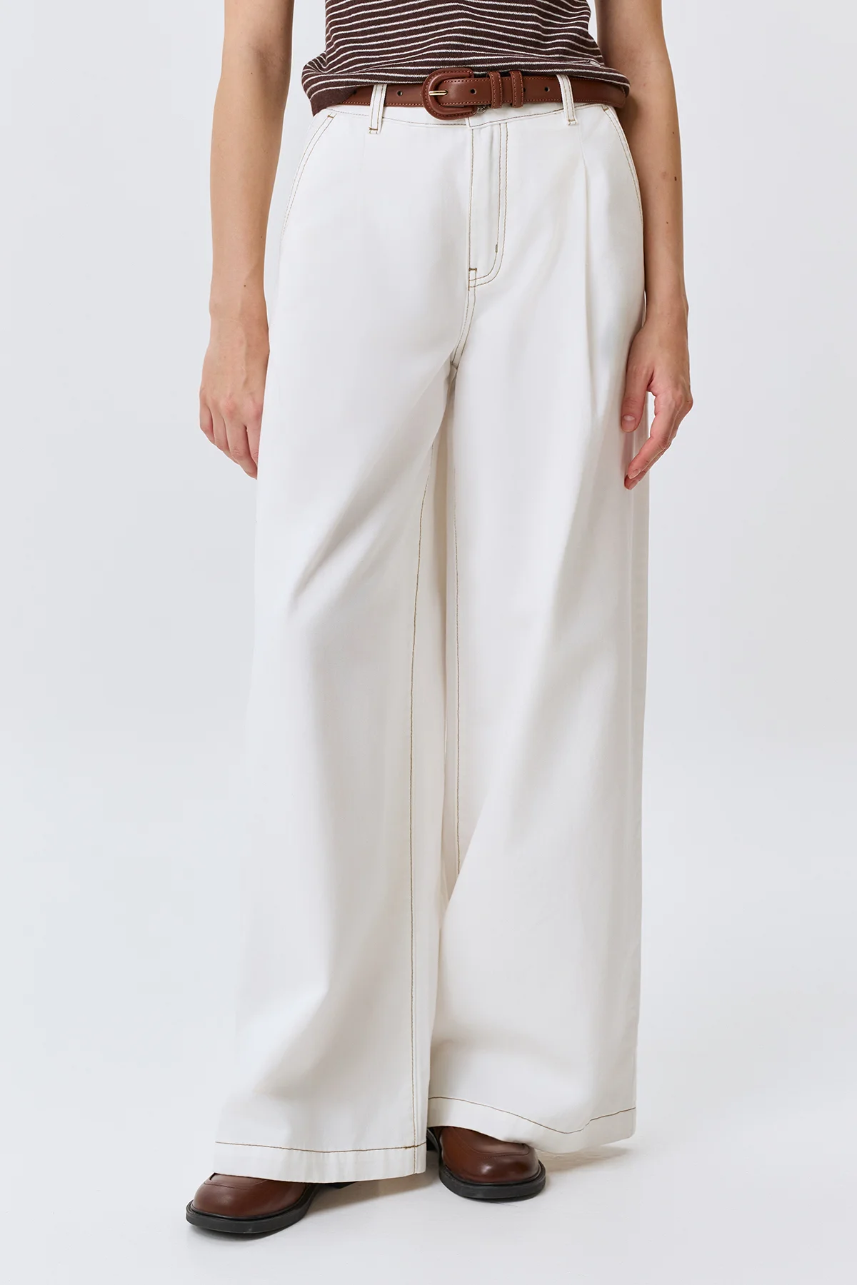 Джинсы широкие палаццо, 50