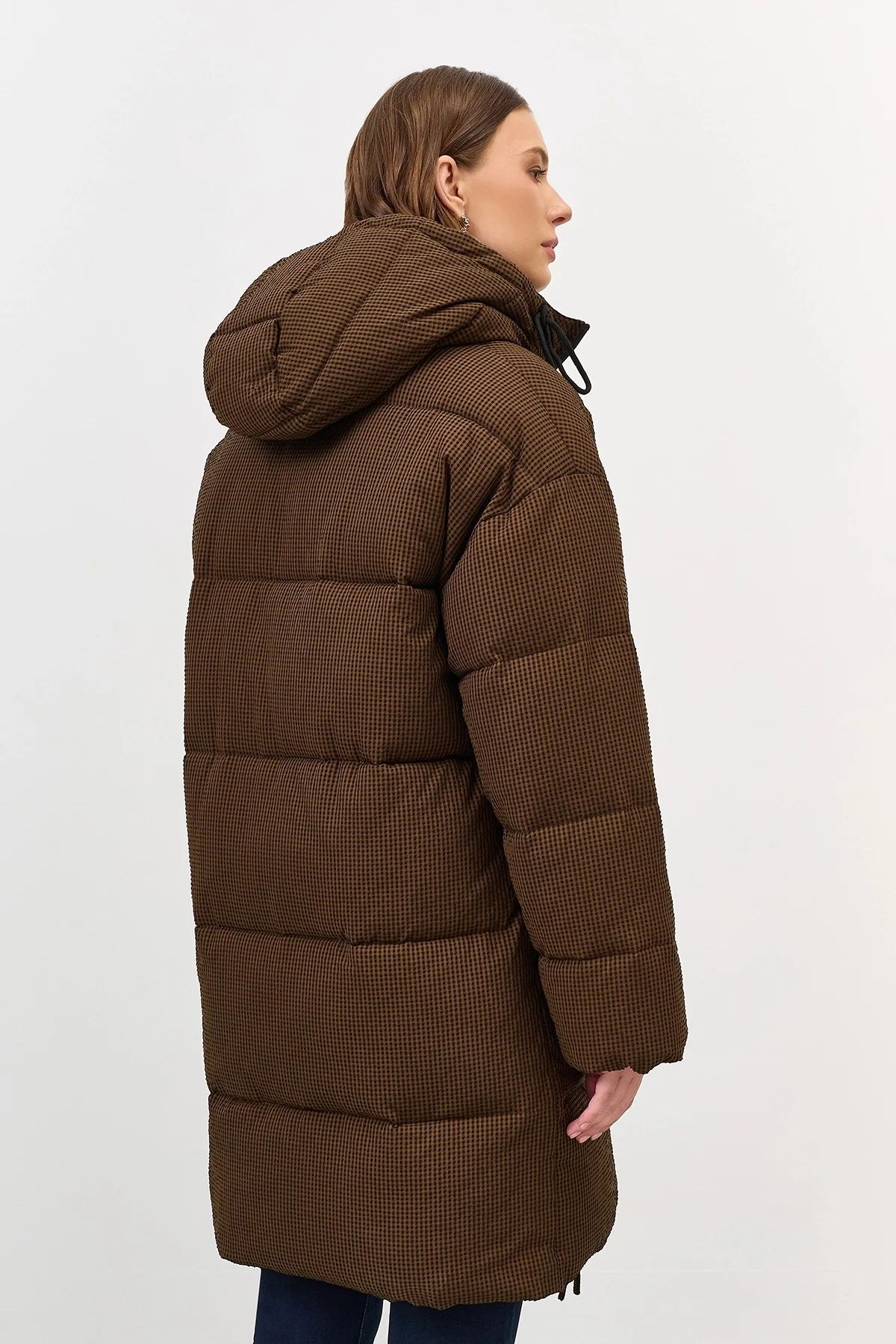 Пальто из фактурной ткани, 48