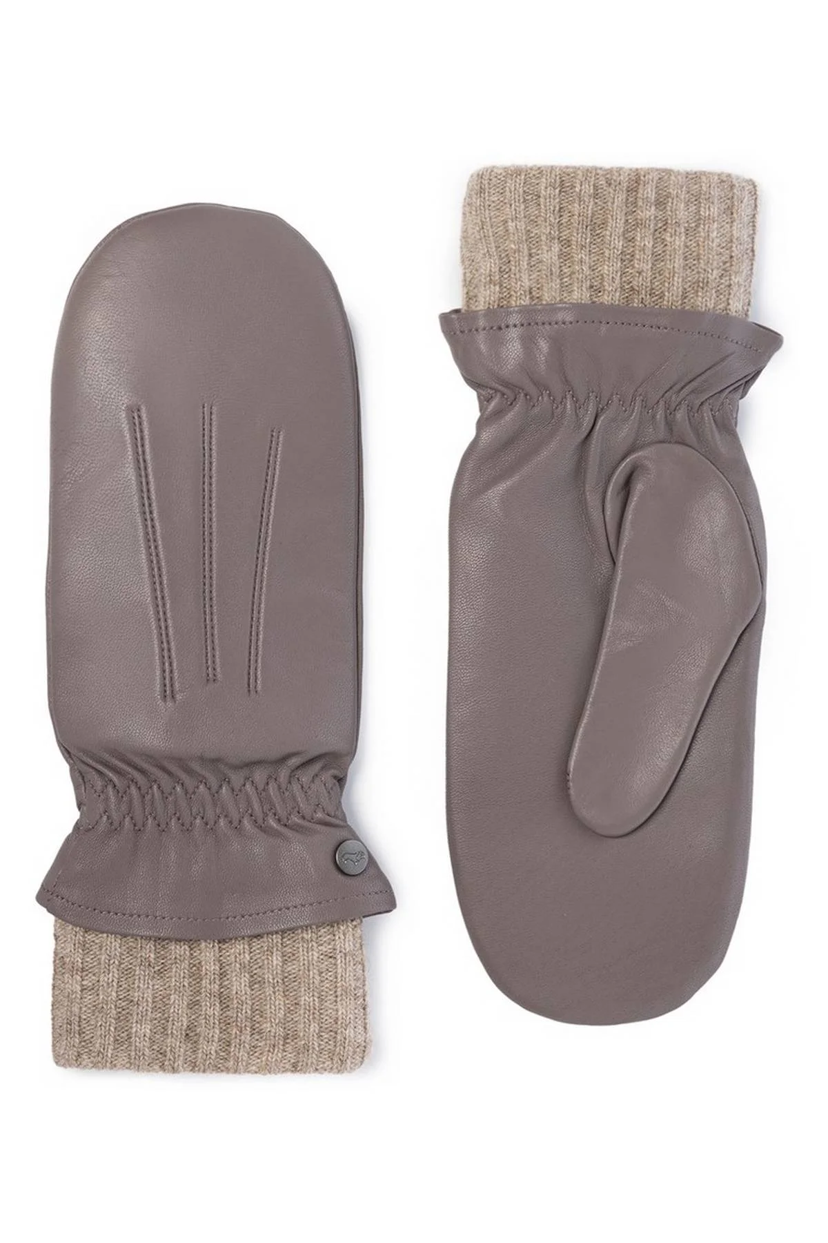 Рукавицы светло-серые, 7,5