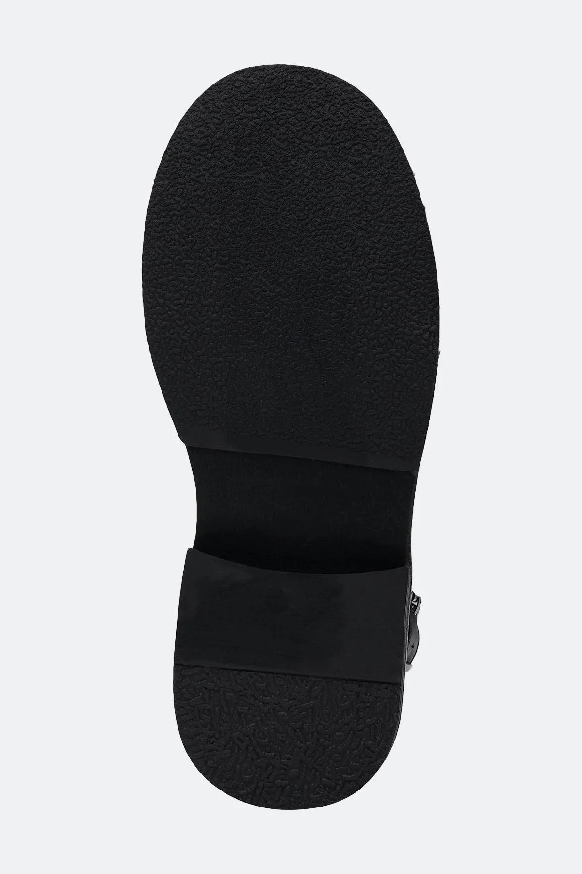 Кожаные ботинки с акцентным ремешком, 36