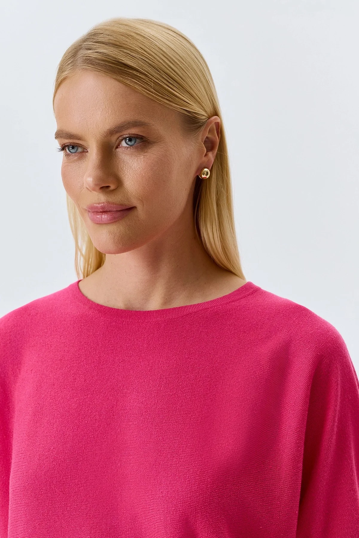 Яркий вязаный джемпер, 34