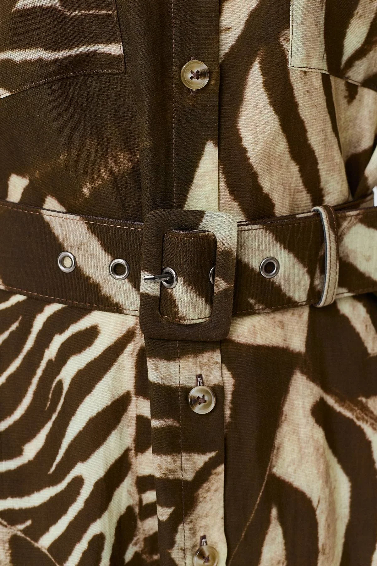 Платье-рубашка в стиле "Сафари", 40