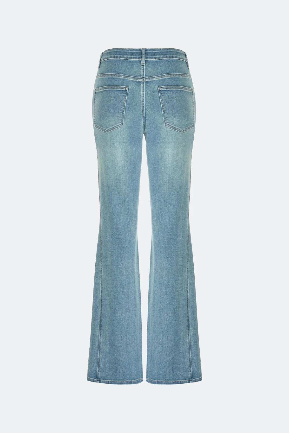 Джинсы Boot cut c деликатной варкой, 38