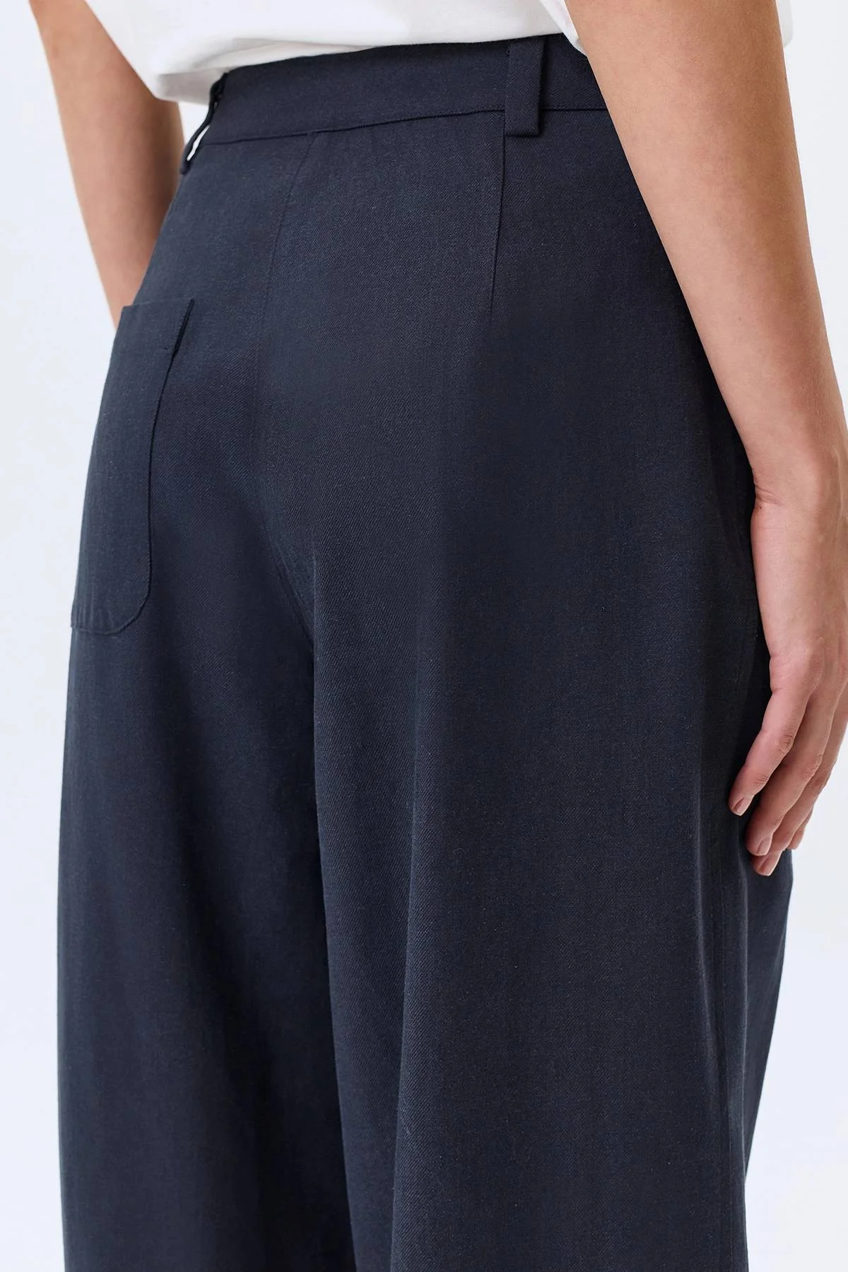 Широкие брюки из тенселя, 34