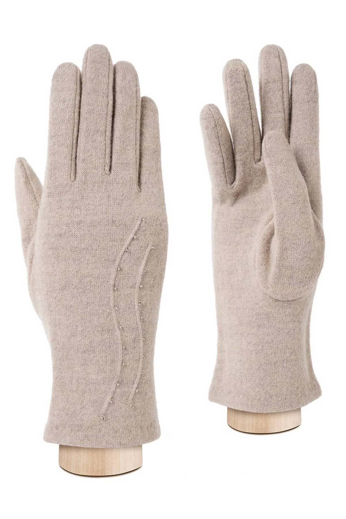 Перчатки бежевые, M