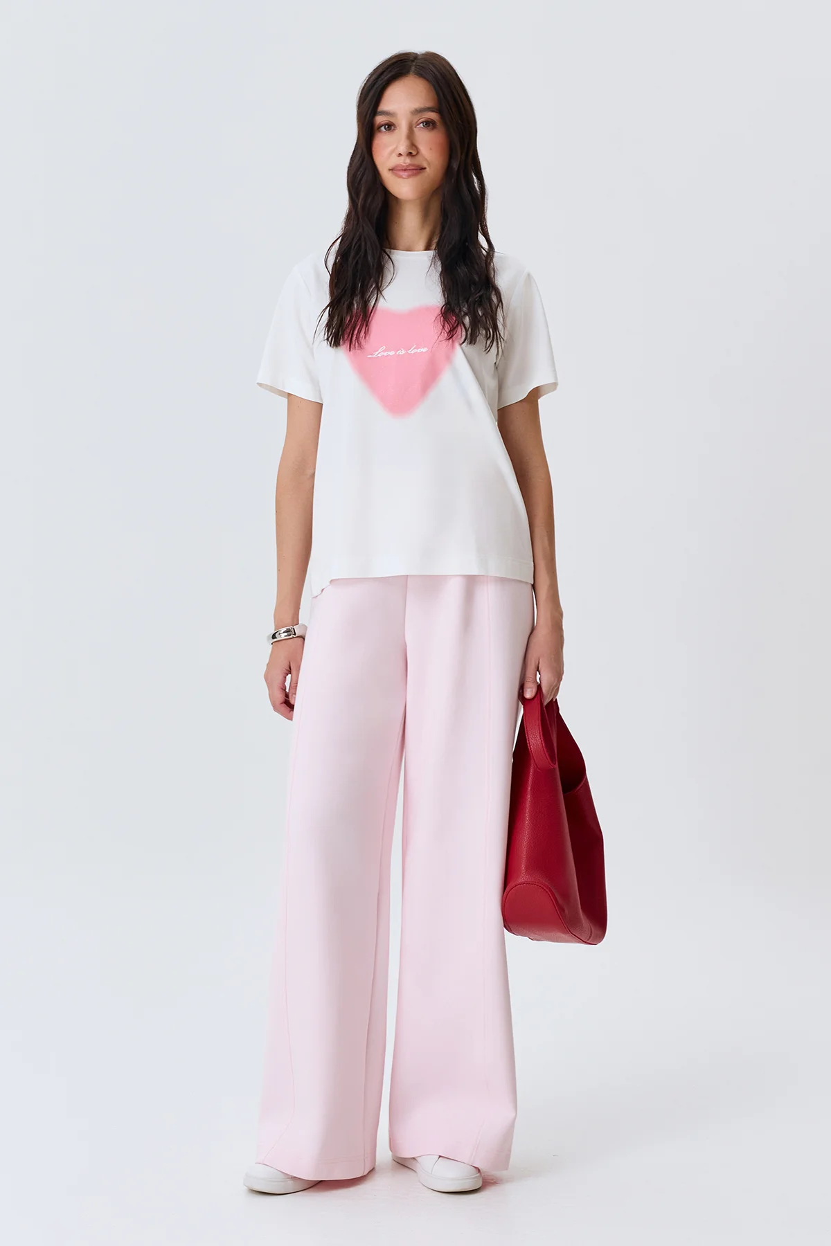 Футболка с принтом "сердце", 48