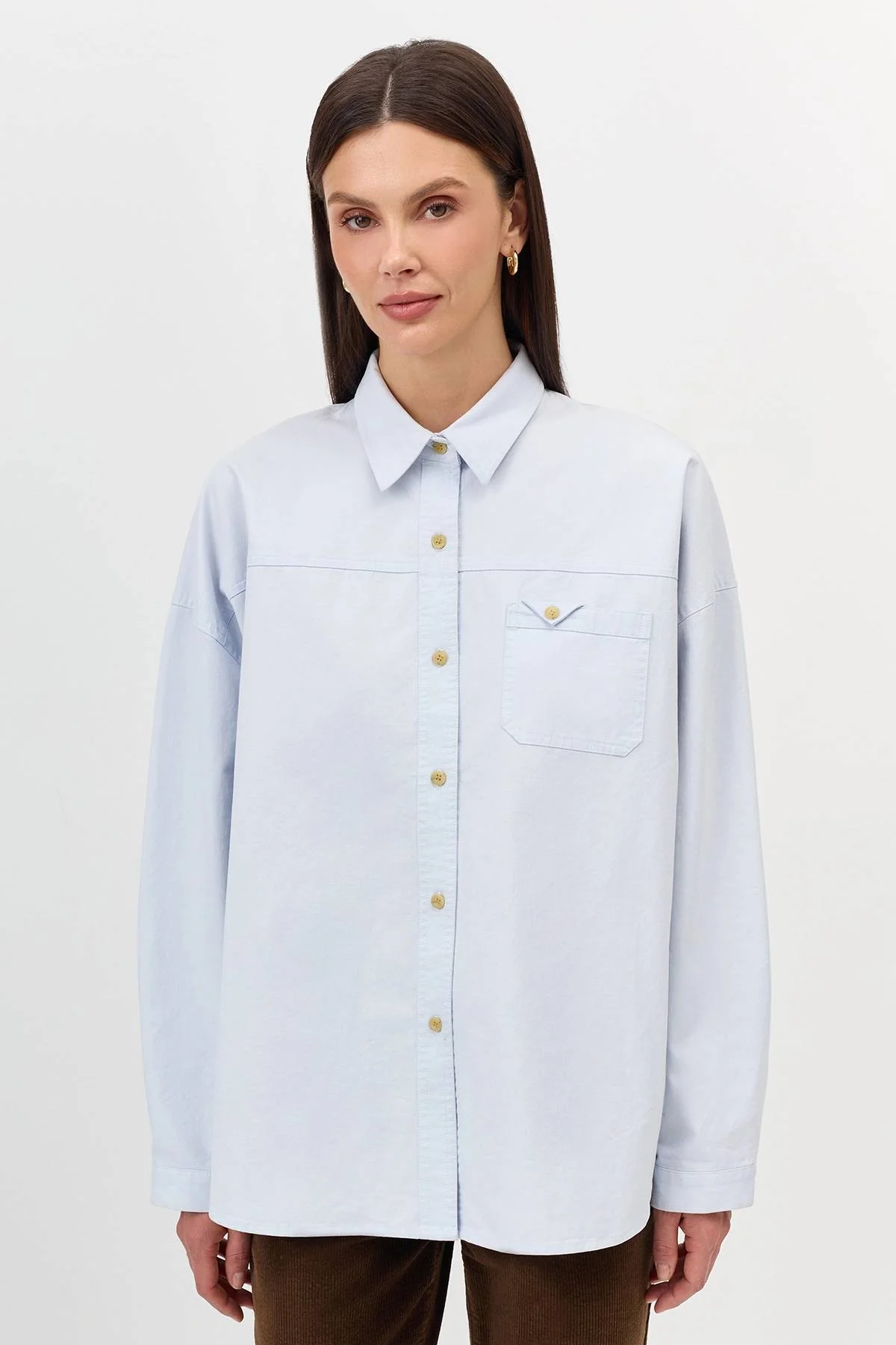 Рубашка Oversize из 100% хлопка, 38