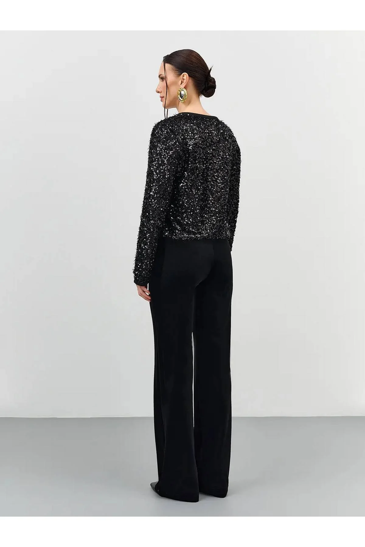 Лимитированная серия жакет вечерний нарядный с пайетками и ремень, 46