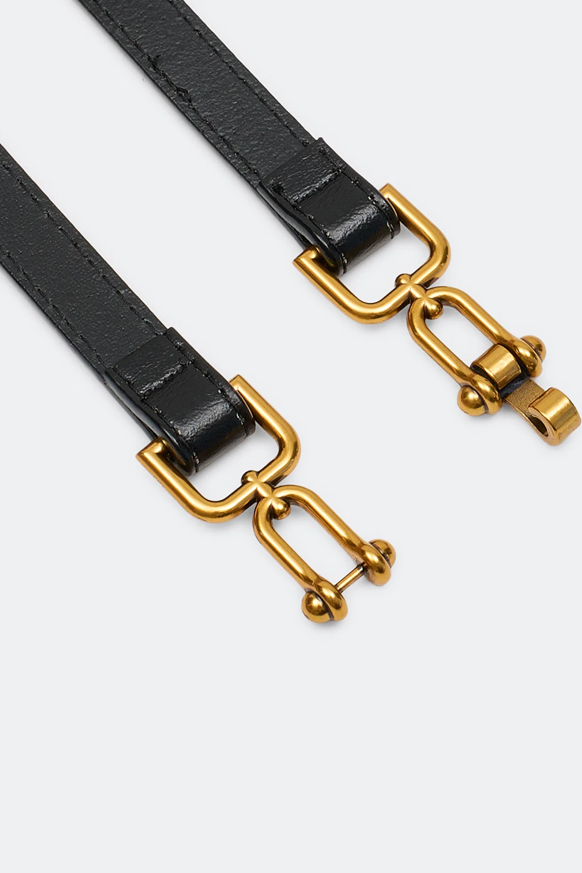 Узкий ремень с фигурной пряжкой, One