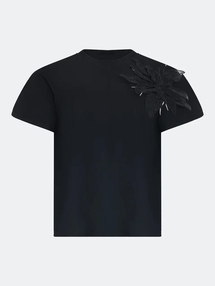 Блузка с акцентным декором, 46