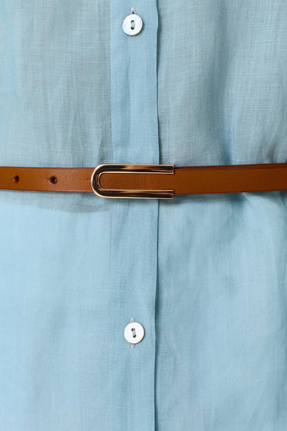 Ремень с акцентной пряжкой, M