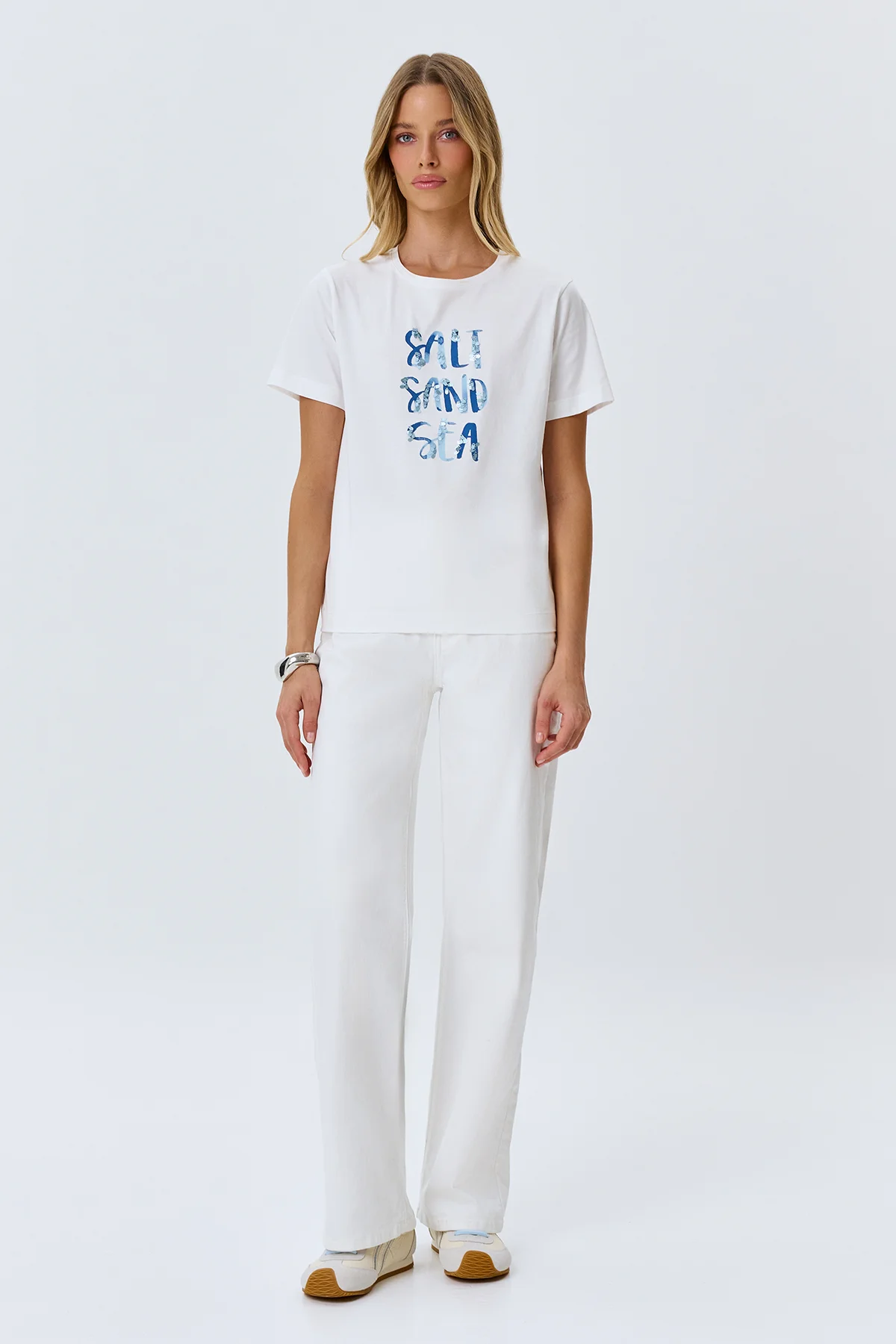 Футболка с мерцающими пайетками, 46