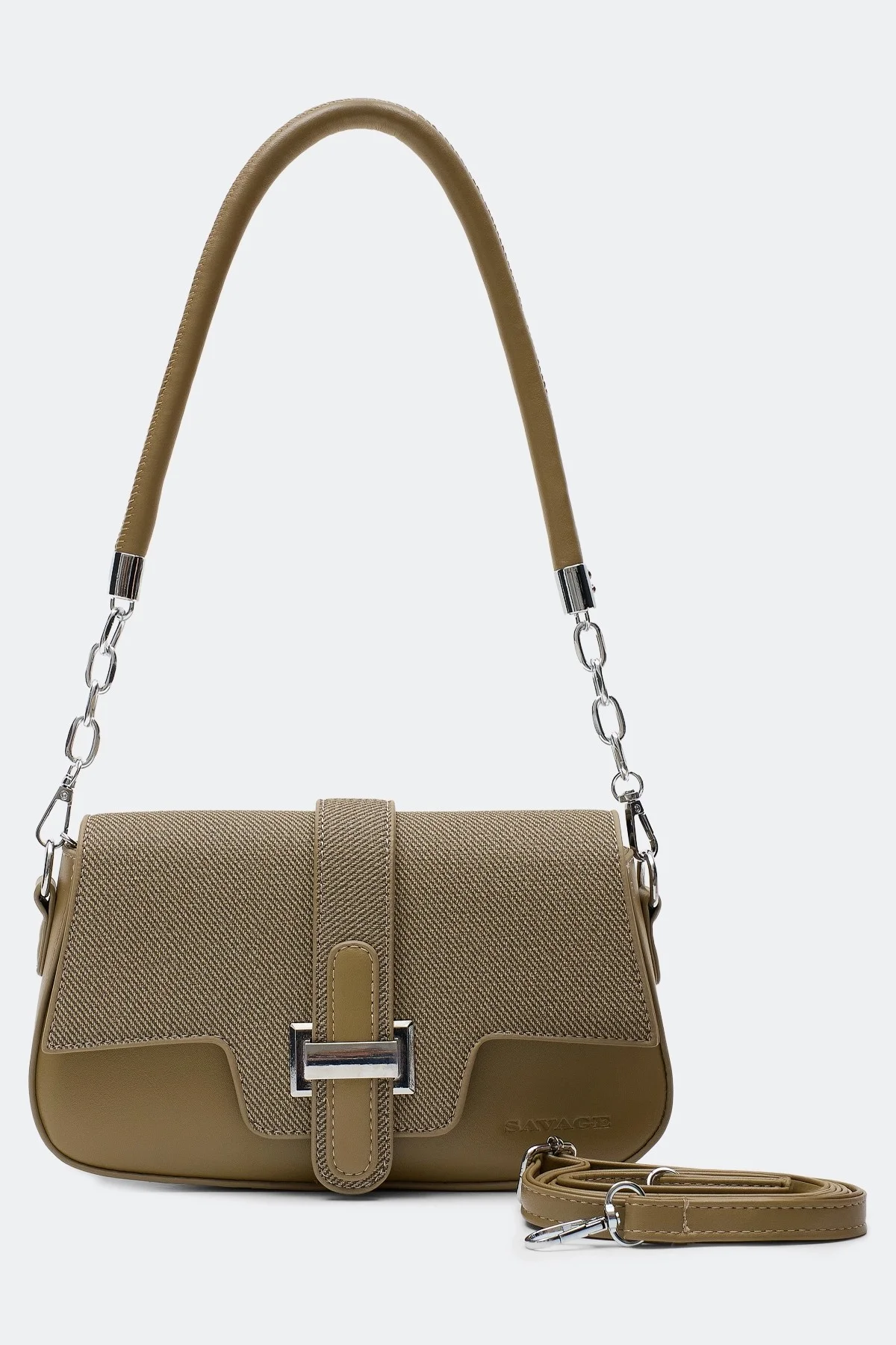 Сумка кроссбоди с акцентной пряжкой, One