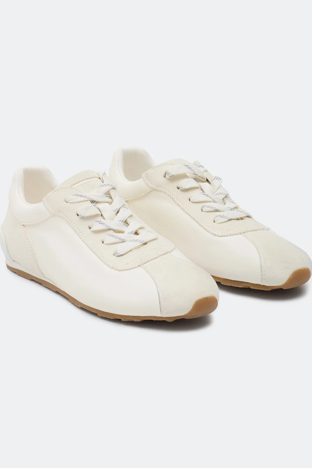 Кроссовки в ретро стиле из натуральной кожи, 36