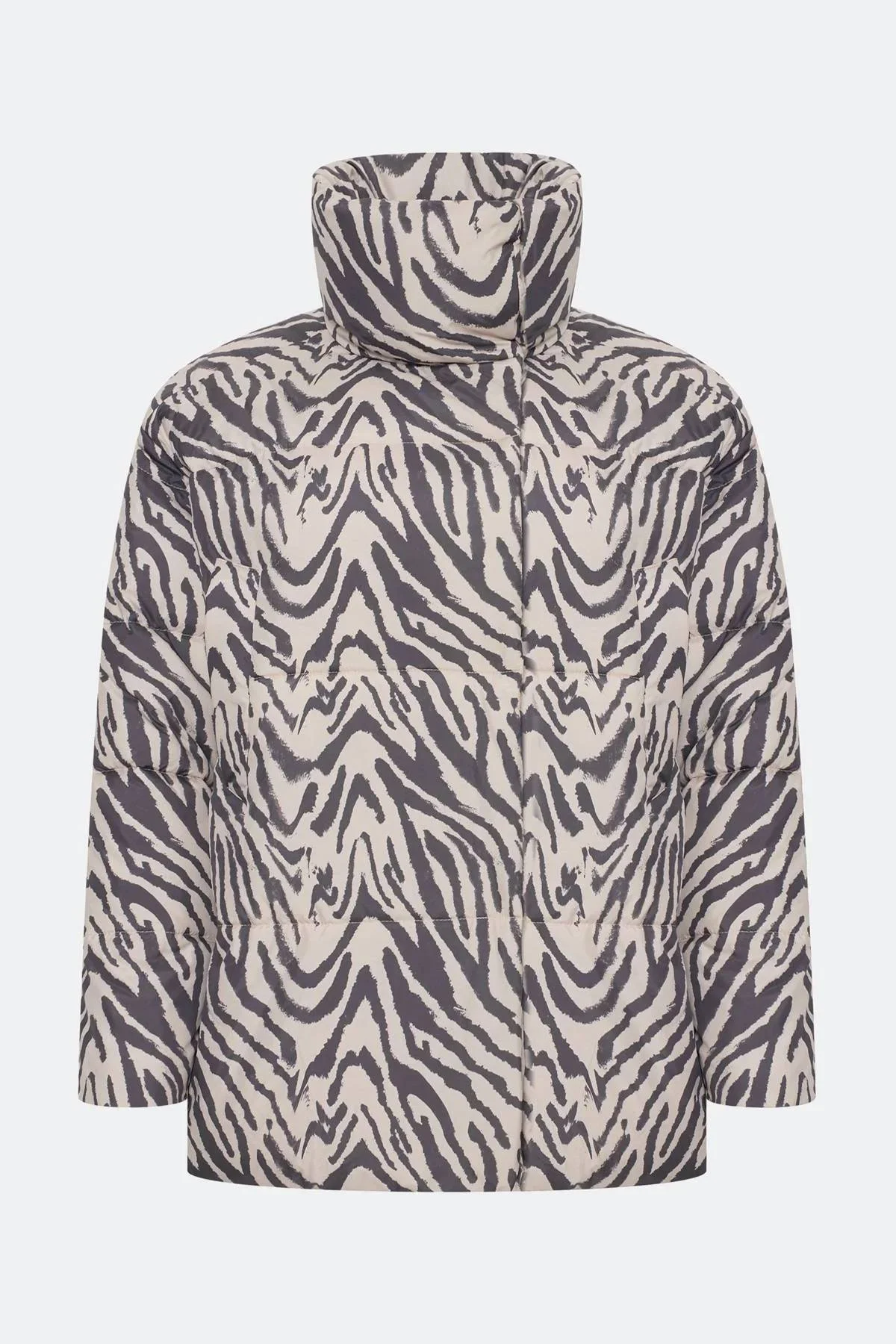 Куртка какао с палантином, 42