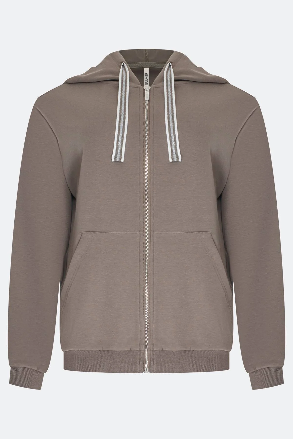 Худи на молнии с контрастной тесьмой, 34