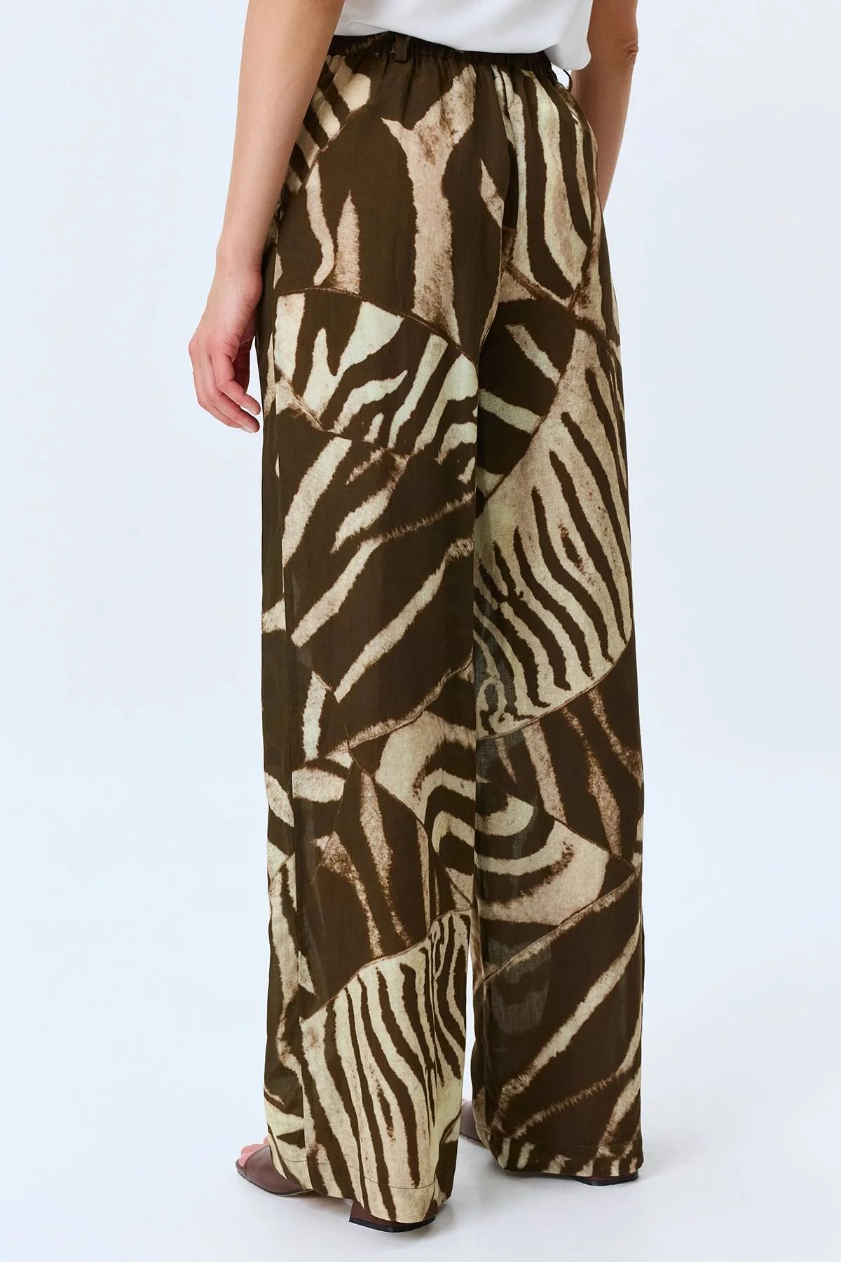 Брюки из тенселя в стиле "Сафари", 44