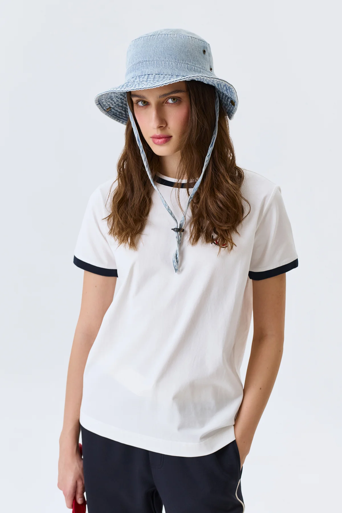 Джинсовая панама в стиле "сафари", One