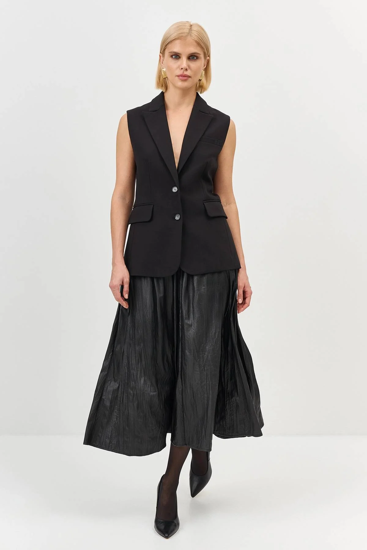 Классичекий удлиненный жилет, 44