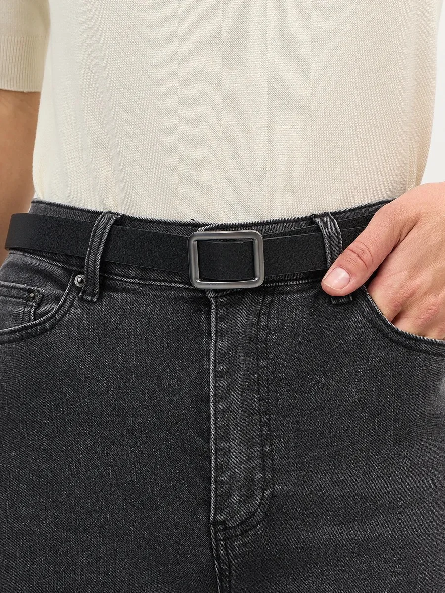 Ремень тонкий для джинс брюк, One