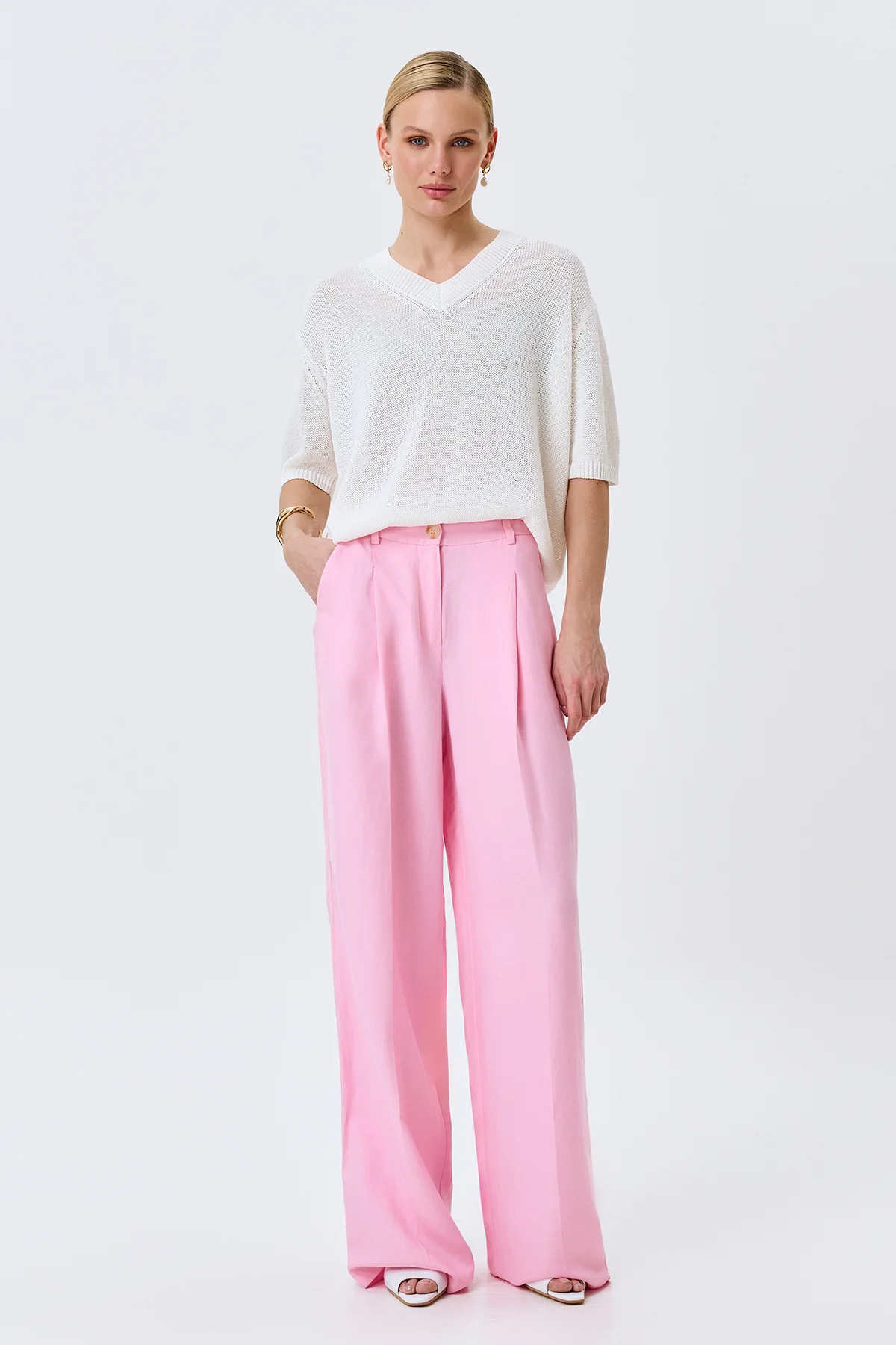 Вязаный джемпер из вискозы, 44