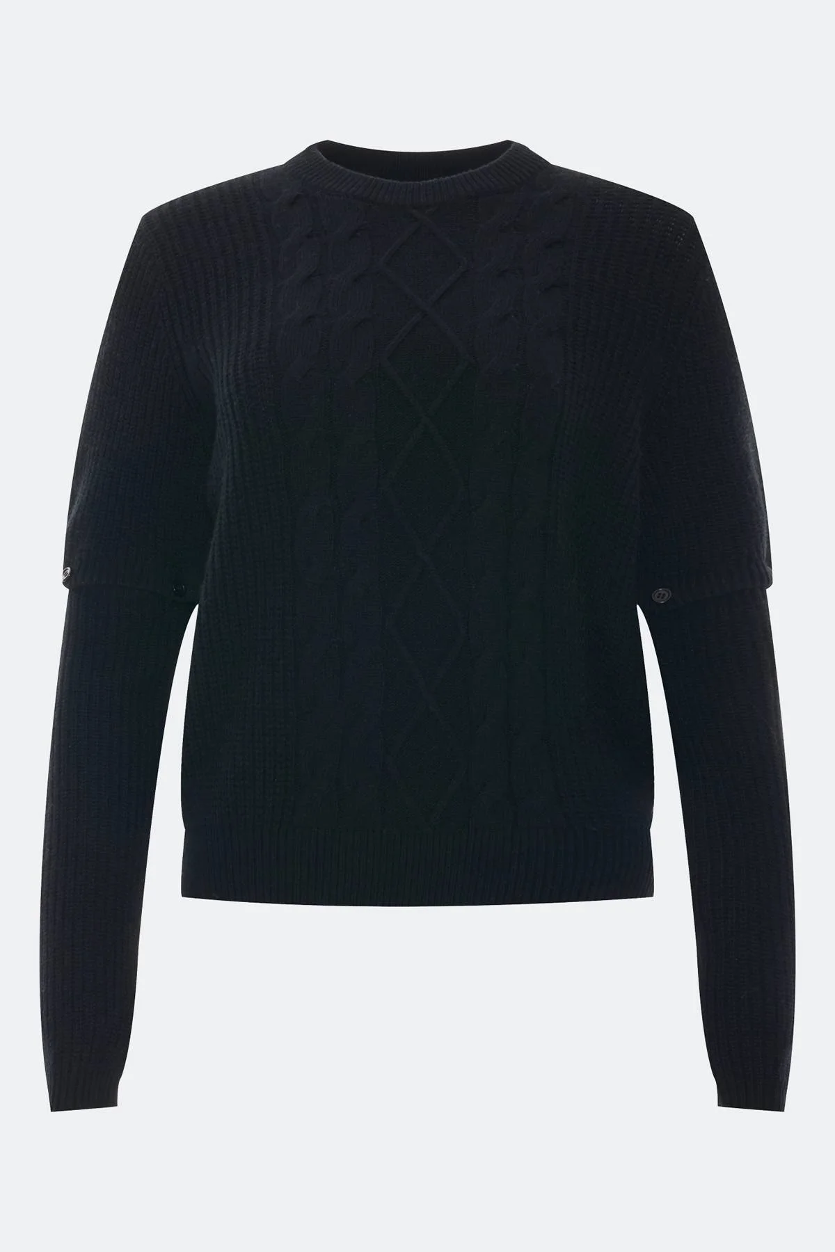 Лимитированная серия свитер со съемными рукавами и ремень, 50