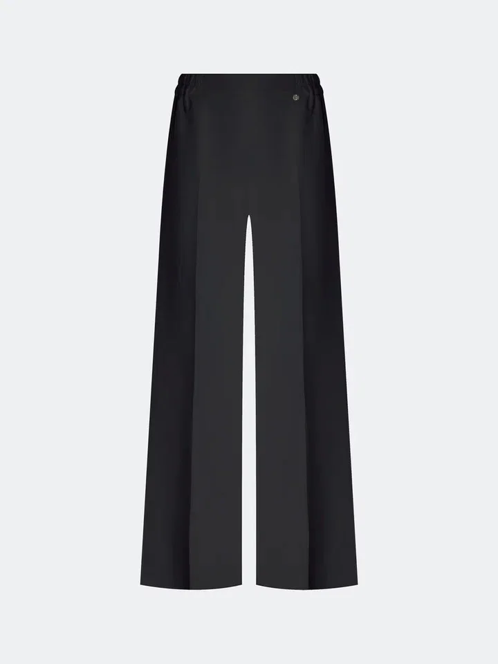 Льняные брюки с мягкими стрелками, 46